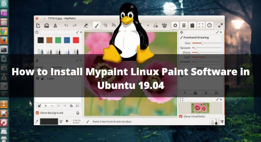 How to Install Mypaint Linux Paint Software in Ubuntu 19.04 – A Best Drawing App for Linux