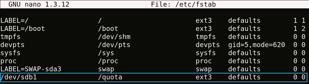 Managing Disk Usage With Quota