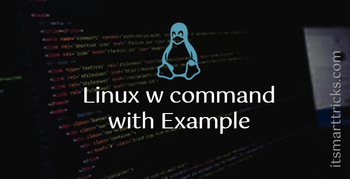 Linux w command with Examples