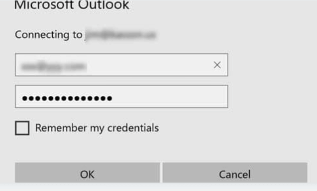 How to Resolve Password Prompt Issue in Outlook 2019