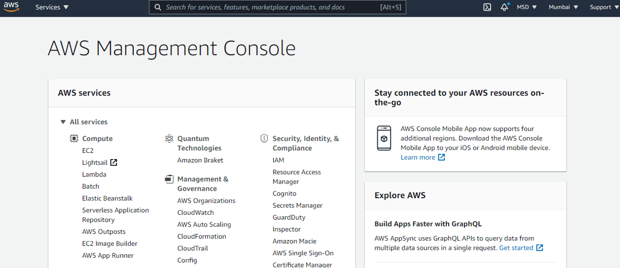 AWS Management Console