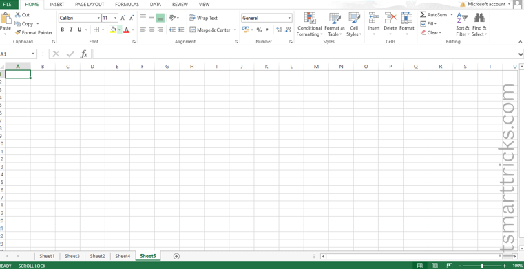 Microsoft Excel Shortcut Keys