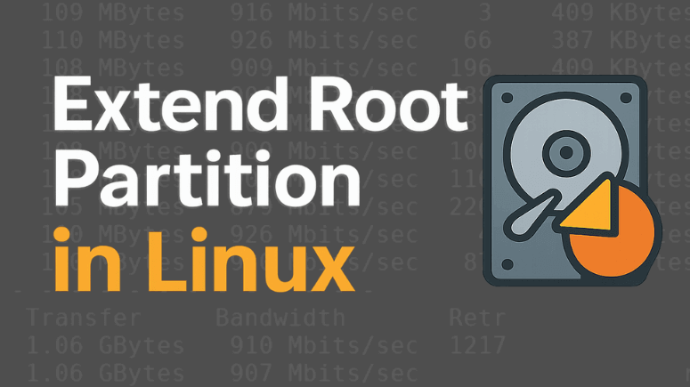 Extend Root Partition in Linux